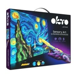 OKTO SENSORY ART kpkszt gyurmakszlet, Vincent van Gogh - Csillagos j 30X40cm