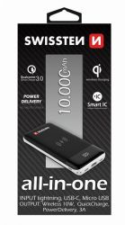 Swissten Swissten all-in-one power bank, 10000 mAh