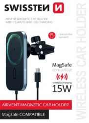 Swissten Swissten MagSafe mgneses auts telefontart s vezetk nlkli tlt, 15W
