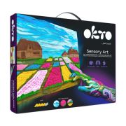 OKTO SENSORY ART kpkszt gyurmakszlet, Vincent van Gogh - Virggysok Hollandiban 30X40cm