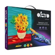 OKTO SENSORY ART kpkszt gyurmakszlet, Vincent van Gogh - Napraforgk 30X40 cm