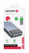 Swissten power bank laptopokhoz, 20000 mAh, 100W Power Delivery