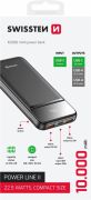 Swissten Power Line II power bank 10000 mAh, fekete