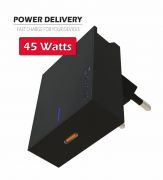 Swissten USB-C Power Delivery 45W hlzati gyorstlt, laptop, tablet, telefon, fekete
