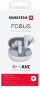 Swissten Focus ANC TWS bluetooth flhallgat aktv zajszrvel, fehr