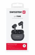 Swissten Pro Tune TWS bluetooth flhallgat, fekete