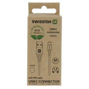 Swissten adat- s tltkbel USB/USB-C, 1,2m, fehr