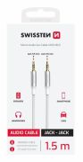 Swissten audio kbel, textil, JACK (male)/JACK (male), 1,5m, fehr