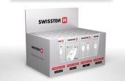 Swissten hlzati tlt adapter + kbel box (5 X 2,1A halzati tlt, 5 x lightning kbel, 5 x Type-C kbel, 5 x mikro USB kbel)