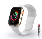 Swissten Apple Watch szilikon szj, 38-40 mm, fehr