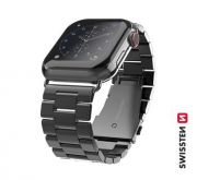 Swissten Apple Watch fm szj, 42-44 mm, fekete