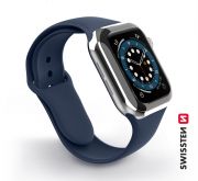 Swissten Apple Watch szilikon szj, 38-40 mm, navy blue