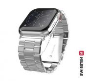 Swissten Apple Watch fm szj, 38-40 mm, ezst