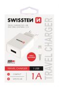 Swissten hlzati tlt adapter + lightning kbel, 1 USB port, 1 A, fehr